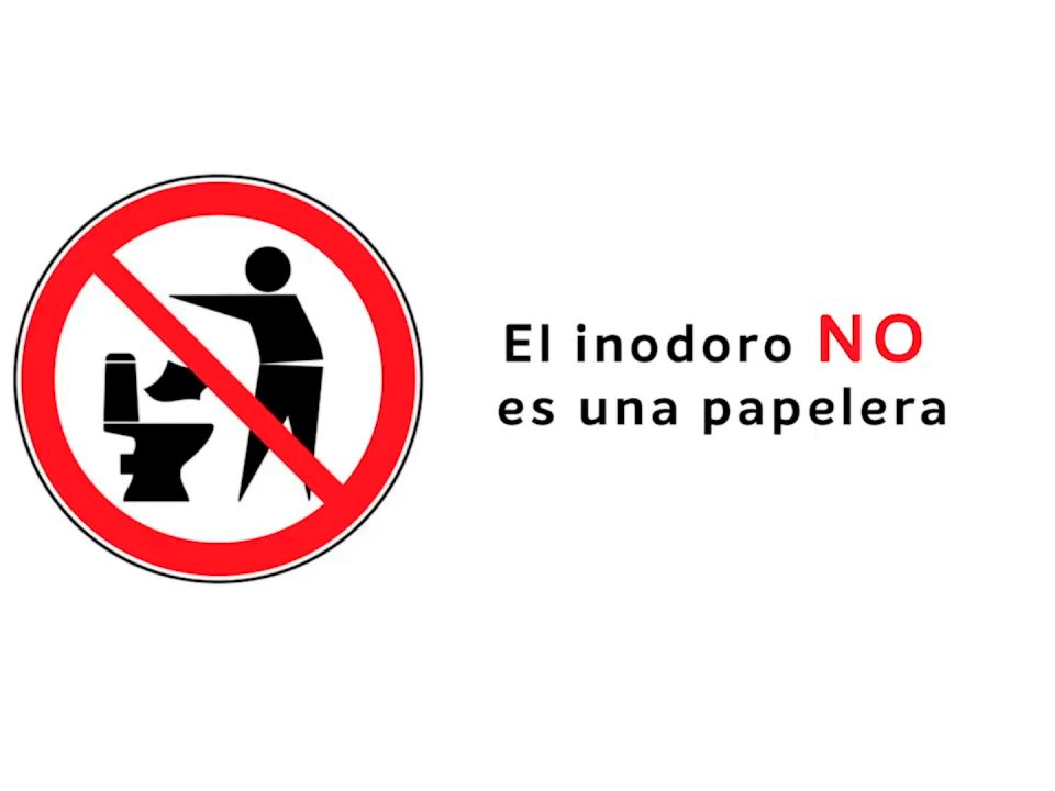 Spot Axargua: "El inodoro, no es una papelera"