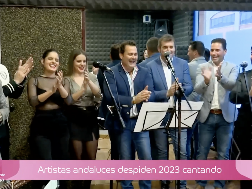 Video: "Artistas Andaluces despiden 2023 cantando" (Andalucia de tarde - Canal Sur 31.12.2023)