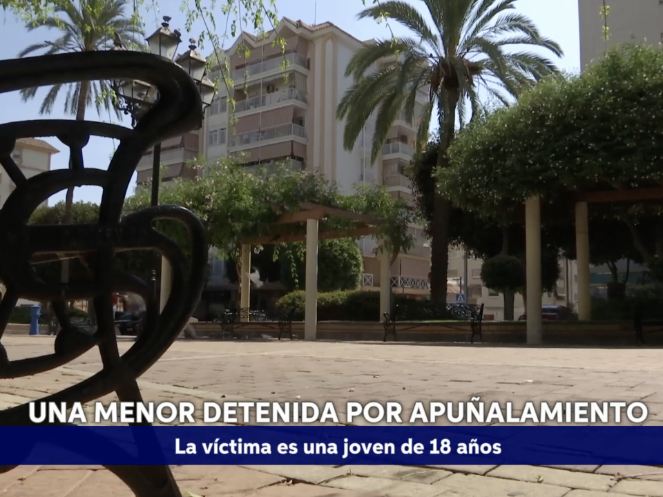 Montaje: Detenida una joven por agresión con arma blanca (Canal sur noticias 28.08.2025)